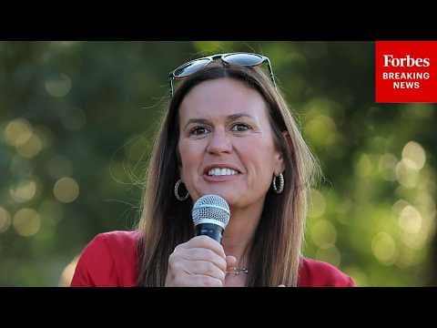 JUST IN: Arkansas Gov. Sarah Huckabee Sanders Speaks At 'History Rocks' Event As Part Of America 250