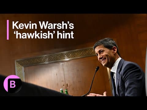 Bond Market Weathers Warsh Hawkish Hint: 3-Minutes MLIV