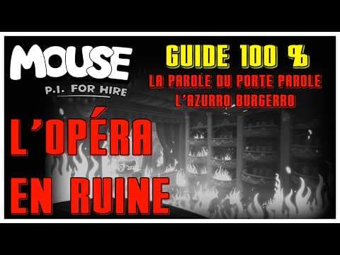 GUIDE 100% : Opéra en ruine ! Mouse : P.I FOR HIRE / Métro, boulot ... métro Carte journal BD