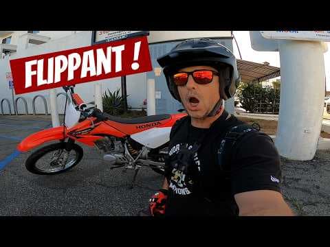 Mon 1er ride en CRF80 new piston