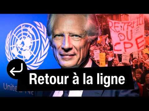 De Villepin : le SAUVEUR… mais de QUI ?