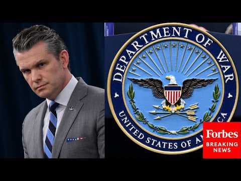 Pete Hegseth Asked About Renaming Department of War To 'Department of Peace