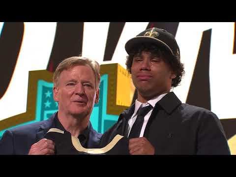 Jordyn Tyson Emotional after being drafted No. 8 by the Saints