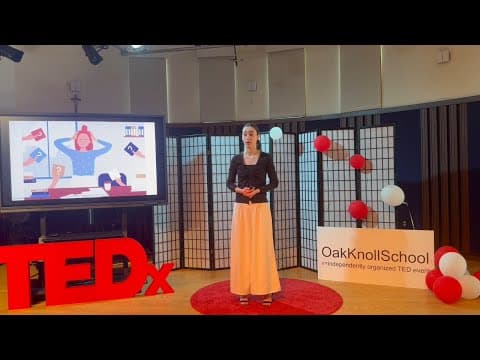More internet isn’t always better | Anaïs Picciano | TEDxOak Knoll School