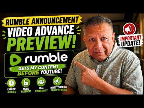 Rumble Announcement - Video Advance Preview