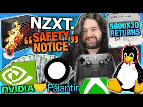 HW News - Major Linux Vulnerability, Steam Machine Import, NZXT Safety Issue, 5800X3D Return