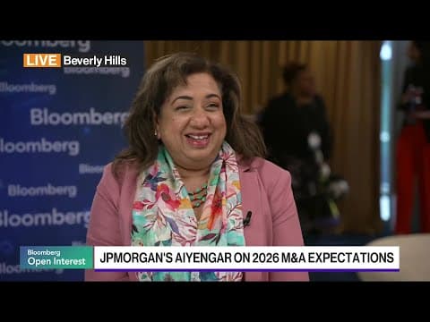 JPMorgan's Aiyengar Says Clients Are Going for Bigger Deals