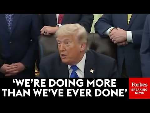 Trump Lauds 'Biggest Investments Being Made In Our Country' By Energy Firms, Manufacturing