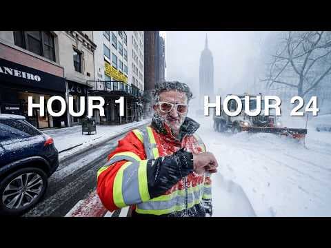 NYC's Worst Blizzard in a Decade, hour by hour