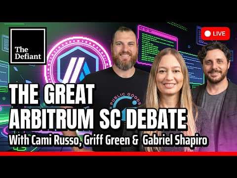 Should Arbitrum Have Frozen North Korea's Funds? Griff Green vs. Gabe Shapiro