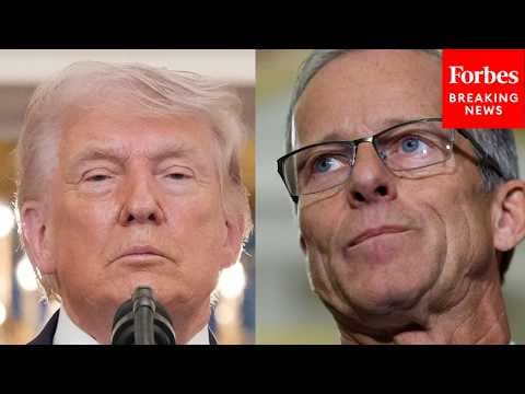 Reporter To Thune: Are Trump's Threats To Iran 'Something You're Comfortable With?'