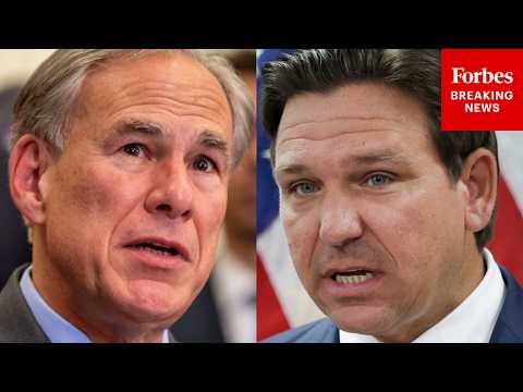 BREAKING NEWS: DeSantis And Abbott Hold Joint Press Briefing In Miamia, Florida
