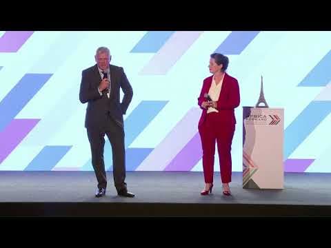 Sophie Sidos, Foreign Trade Advisors of France, Arnaud Lagesse, IBL.Ltd on the Main Stage Inspire.