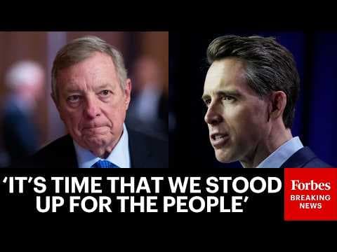 Dick Durbin, Josh Hawley Hold Press Briefing To Put Big Tech On Notice Over Kids' Online Safety