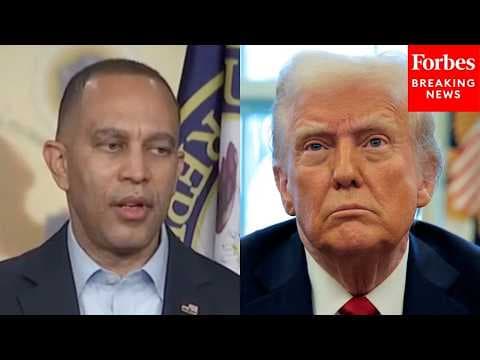 'Vote Yes To Stop The MAGA Power Grab': Jeffries Blasts Trump, GOP Ahead Of VA Redistricting Vote