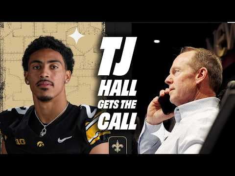 TJ Hall Gets Draft Call from Saints | 2026 NFL Draft