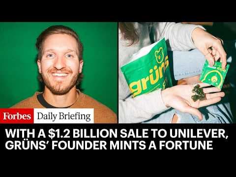 With A $1.2 Billion Sale To Unilever, Grüns’ Founder Mints A Fortune
