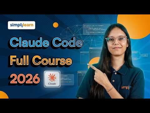 Claude Code Full Course 2026 | Claude Code Tutorial For Beginners | Claude Code Course | Simplilearn