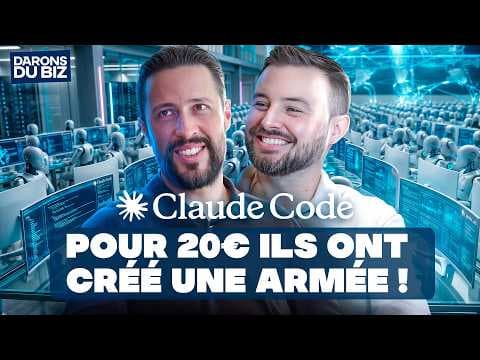 Claude Code : l’outil à 20€ qui fait en 1 jour ce qui prenait 1 an