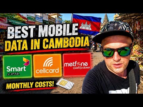 Mobile Data Prices Explained | $6 a Month for 80GB in Cambodia? 🇰🇭
