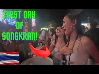 FIRST CRAZY DAY OF SONGKRAN IN UDON THANI, THAILAND!
