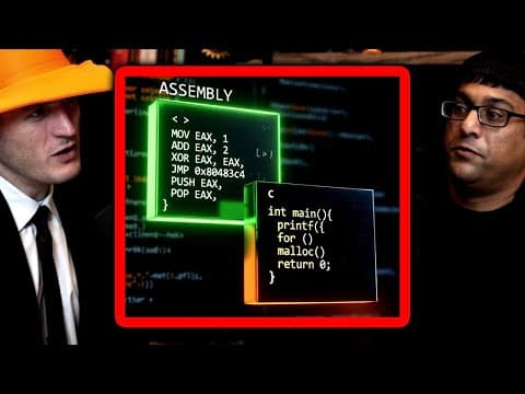 Shocking performance boost of assembly code: ~100x faster than C code | Lex Fridman Podcast