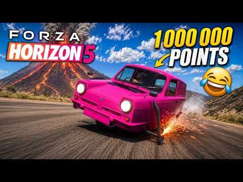 Forza Horizon 5 - 1 000 000 POINTS en drift avec la PIRE voiture du jeu 😱