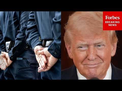 'We Pay Tribute To The Heroes': Trump Honors Law Enforcement At National Police Week
