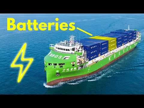 Electric ships are slowly starting to make sense