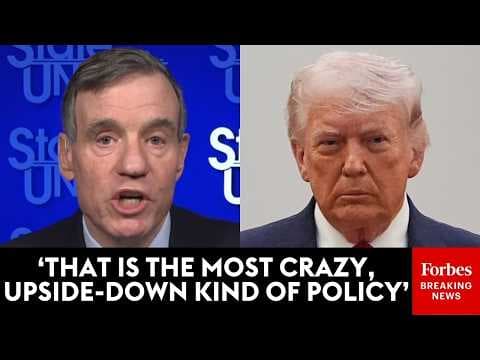 'We Are Paying, Helping The Iranians': Mark Warner Blasts Trump For Lifting Sanctions On Iran Oil