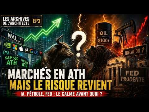 Tout monte mais jusqu'à quand ? Le vrai danger des marchés en 2026