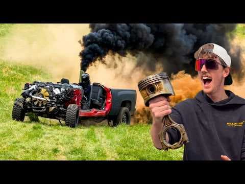 1,600HP Duramax Go-Kart (blows engine immediately)