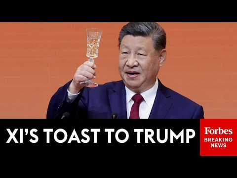 FULL REMARKS: China's Xi Details Conversations With Trump During State Dinner Toast
