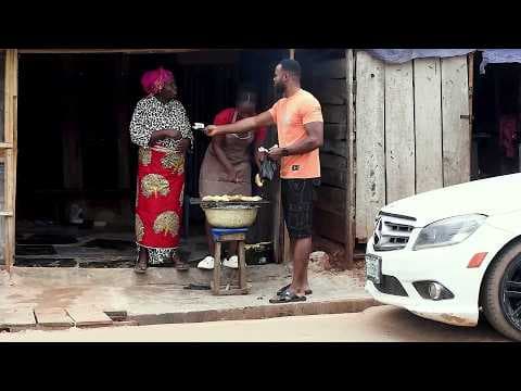 Poor SINGLE MOM Was Sellling By D ROAD, When D Billionaire Pulled Up To Buy Food But FELL IN LOVE