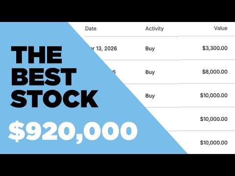 I Just Invested $160,000 In This Stock