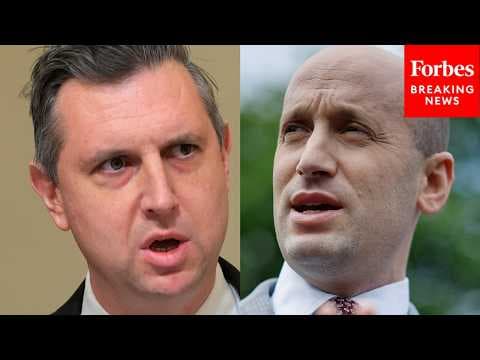 'Stephen Miller Is A Coward': Seth Magaziner Tears Into Trump Advisor For Not Testifying In Hearing