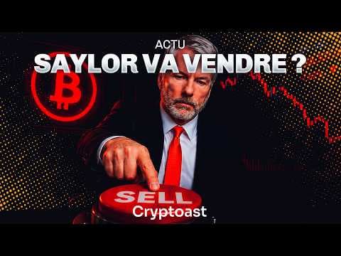Saylor (Strategy) à annoncé qu’il vendra peut-être ses bitcoins