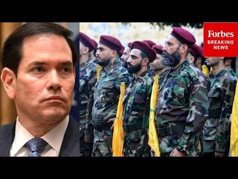 'This Is A Process Not An Event': Rubio Outlines Goals For Talks With Israel, Lebanon Over Hezbollah