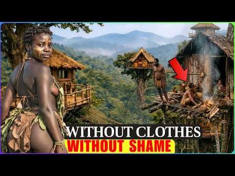 Korowai Tribe's MYSTERIOUS Life: Leaf Bikinis, 10 Pigs for a Bride & Survival in Papua's Jungle!