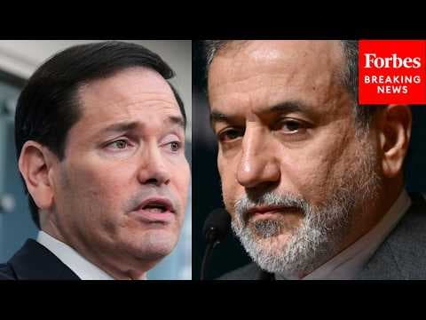 Marco Rubio Asked For Reaction To Iran's Foreign Minister Visiting China