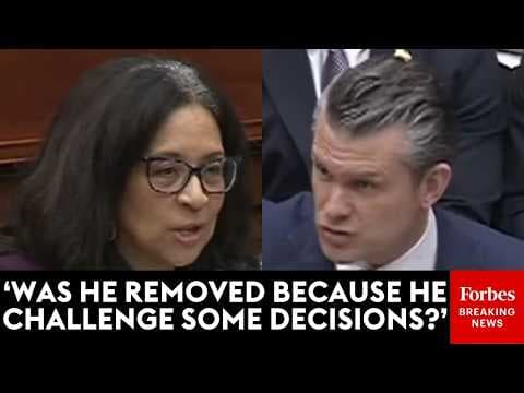'Why Did You Fire Him?': Things Heat Up Fast When Dem Lawmaker Asks Hegseth About Dismissed General