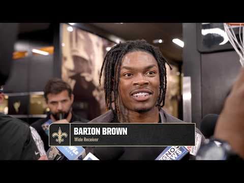 Barion Brown talks Saints WR Room | Saints Rookie Minicamp 2026