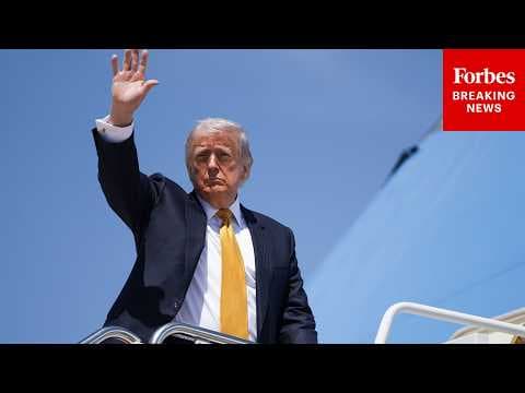 BREAKING NEWS: President Trump Departs JBA On Air Force One En Route To China For Meeting With Xi