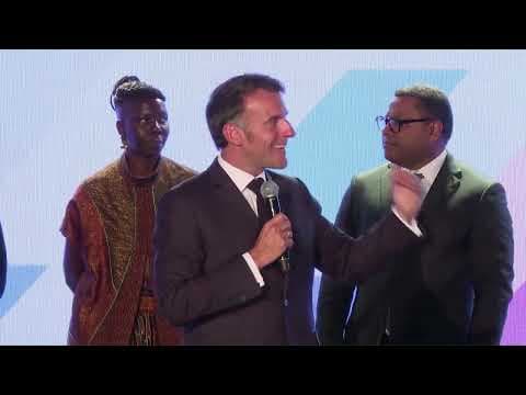 [CREATION IN MOTION] President Emmanuel Macron, Liz Gomis, Thierry Déau, Meridiam, Abdul Sama Rabiu