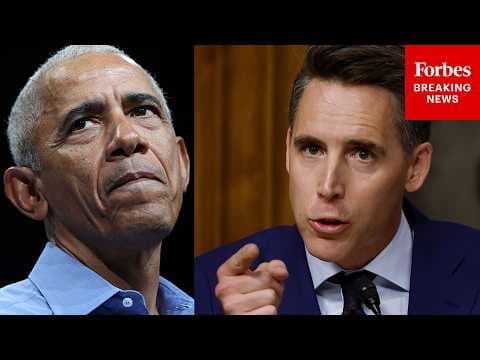 Hawley: 'It Goes All The Way Back To When Pres. Obama Stood In The Well Of The House...'