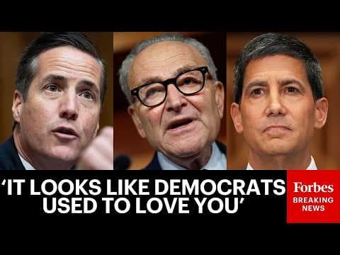 Bernie Moreno Reads Chuck Schumer's 2006 Comments About Kevin Warsh, Trump's Pick For Fed Chair