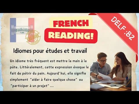 French Story for Intermediate B2 | Improve Listening & Speaking | DELF B2 French Practice