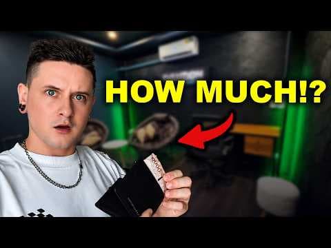How Much i spent on my DREAM STUDIO in Thailand!? 🇹🇭