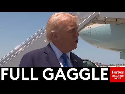 ICYMI: Trump Gaggles With Reporters After Cancelling Witkoff, Kushner's Pakistan Trip For Iran Talks