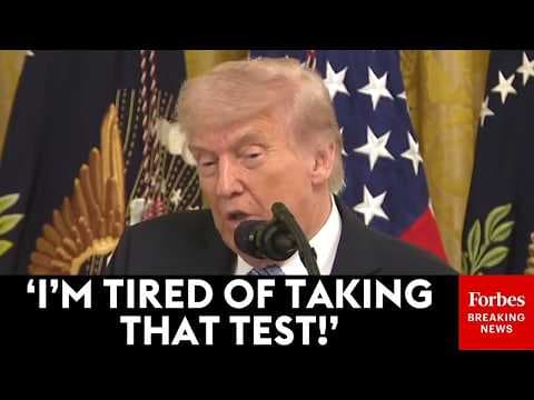 'I've Taken Three Of Them!': Trump Boasts High Marks On 'Hard' Cognitive Tests